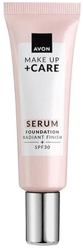 Тональный крем-сыворотка - Avon Make Up + Care Serum Foundation Radiant Finish SPF30 115P - Pale Pink (30ml) (1174550-1566720-2)