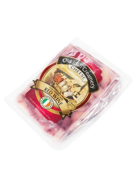 Сир Чеддер Old Irish Creamery ірландський з червоним вином 150г