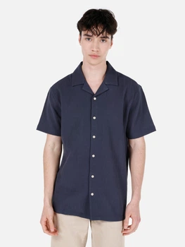 Сорочка бавовняна літня чоловіча Colin's CL1067591-NAV XL Navy (8684112208039)
