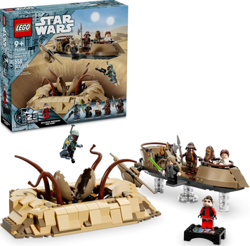 Zestaw klocków LEGO Star Wars Pustynna barka i jama Sarlacca 558 elementów (75396)