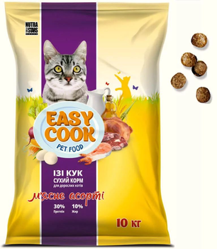 Корм Easy Cook CAT мясное ассорти