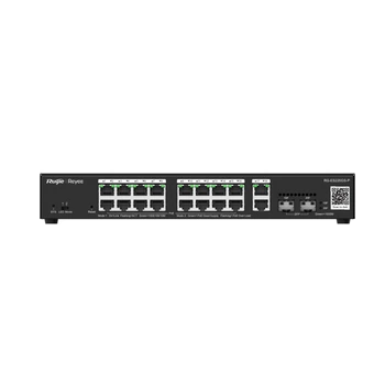 Коммутатор Ruijie Reyee RG-ES220GS-P, 20-портовый гигабитный, 16 PoE+, 2 RJ45, 2 SFP, управляемый(DL_742B731B02E7)