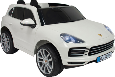 Електромобіль дитячий Injusa Porsche Cayenne білий (8410964007199)