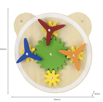 Бізіборд Viga Toys Млини та шестірні (6971608445538)