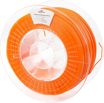 Filament do drukarek 3D Spectrum Premium PET-G 1.75 mm 1000 g Pomarańczowy Lew (5903175657626)