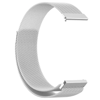 Металевий ремінець Milanese Magnetic для смарт-годинників Garmin Venu 3S 18mm silver