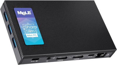 Мини ПК Mele Quieter2Q Intel Celeron J4125 RAM 8GB eMMC 128GB Windows 11