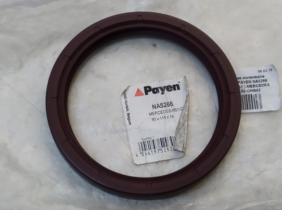 Сальник колінвала задній PAYEN NA5266 93x114x14 MERCEDES OM102-OM602
