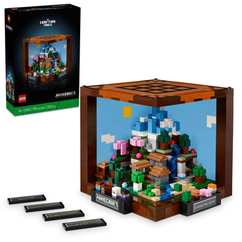 Zestaw klocków LEGO Minecraft Stół warsztatowy 1195 elementów (21265)