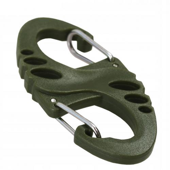 Набір карабінів тактичних Mil-Tec 10шт. Tactical S-hook Olive (13458401)