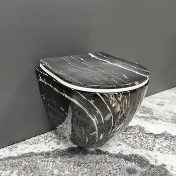 Підвісний унітаз VBI Vulcano black onyx VBI-020403