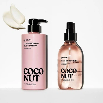 Набір Victoria's Secret PINK Coconut Спрей 236 мл + Лосьйон 355 мл