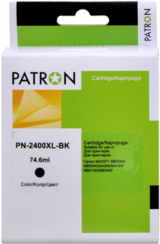 Картридж Patron совместимый с Canon PGI-2400 XL (9257B001) 2500 стр Black (PN-2400XL-BK)
