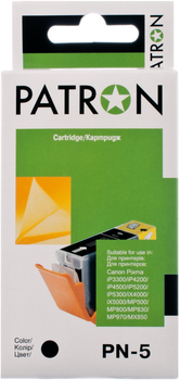 Картридж Patron совместимый с Canon PGI-5BK (0628B024) 500 стр Black (PN-5BK)