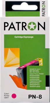 Картридж Patron совместимый с Canon CLI-8M (0622B024) 490 стр Magenta (PN-8M)