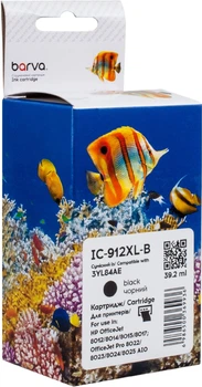 Картридж Barva совместимый с HP 912XL (3YL80AE/3YL84AE) 1100 стр Black (IC-912XL-B)