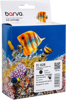 Картридж Barva совместимый с HP 82 (CH565A) 3200 стр Black (IC-82B)