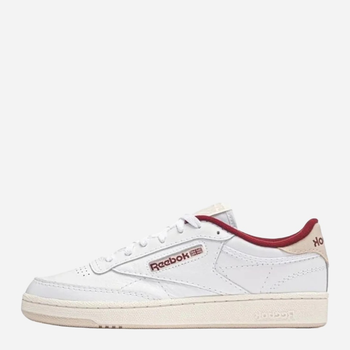 Sneakersy męskie skórzane Reebok Club C 85 100032972 43 Białe (4066756678111)