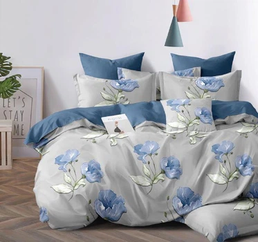 Полуторный комплект постельного белья Мальва Бязь 150x220 (Н1006)