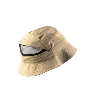 Панама тактична Mil-Tec Універсальна швидкосохнуча з сіткою S Хакі OUTDOOR HUT QUICK DRY KHAKI (12335004-902-S)