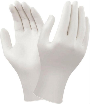 Перчатки латексные "Teta" размер L белые (50пар)