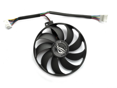 Вентилятор PowerLogic для видеокарты ASUS Strix (оригинал) 87 мм 7-pin PLD09210S12H (T129215SU T129215SH T129215SL FDC10H12S9-C) (№314.53)
