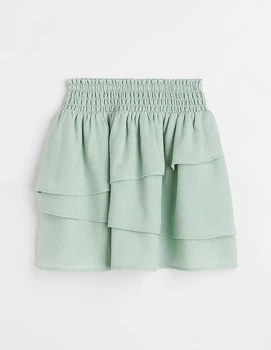 Спідниця H&M ДД011798 (10280686) колір зелений (ДД011798 - 171371)