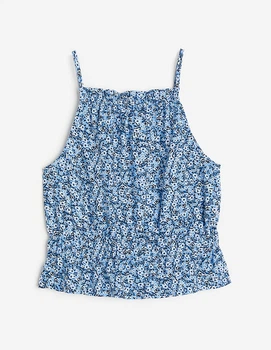 Блуза H&M ДД013020 (11575417) колір синій 158