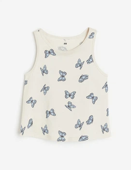 Майка H&M ДД012947 (11431168) колір бежевий (ДД012947 - 170170)