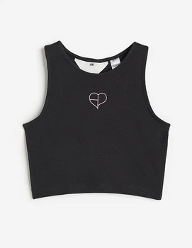 Топ H&M ДД012920 (11600057) колір сірий 170