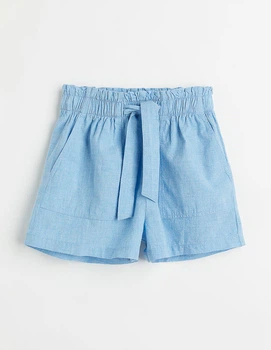 Шорти H&M ДД011790 (079731133) колір блакитний 134/140