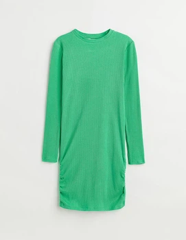 Сукня H&M ДД012060 (11015466) колір зелений (ДД012060 - 170075)