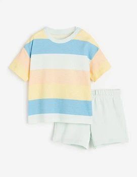 Костюм H&M ДМ009037 (11260537) колір різнокольоровий 74