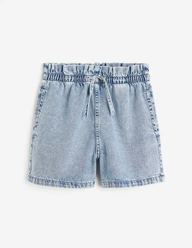Шорти H&M ДД011843 (11411647) колір блакитний 158