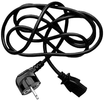 Kabel zasilający Logo KS030NVN0L CEE7 - C13 230V 3 m Czarny (8590274659339)