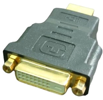 Adapter Logo Video Reduction HDMI - DVI 24+1 M/F Czarny (8590274293670)