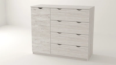 Комод Алекса 120 х 45 х 89 см Аляска ВК-47