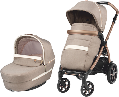 Коляска 2 в 1 Peg-Perego Book Mon Amour Рожеве золото (2000000136363)