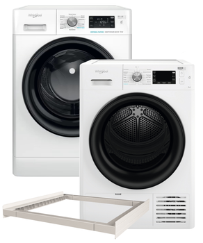 Стиральная машина Whirlpool FFB 9448 BV UA + Сушильная машина FFT M22 9X2B UA + Планка WPRO CDS102 C00565134