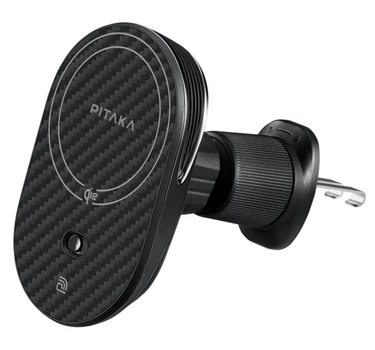 Автомобильный держатель Pitaka MagEZ Car Mount Pro 2 Qi2 Car Vent Black (CM2402N)