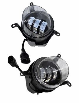 Світлодіодні протитуманні фари 3 LED для Mitsubishi Lanser X 2007-2011 штатні з роз'ємом (05545)