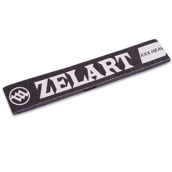 Резинка тканевая для упражнений лента сопротивления LOOP BANDS Zelart (полиэстер, латекс, 600х50мм, жесткость L, Черный) (FI-1969-L_Черный)