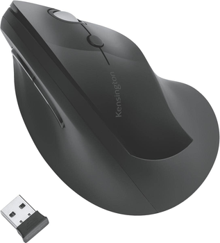 Беспроводная вертикальная мышь Kensington Pro Fit Ergo Черная Factory Recertified g8