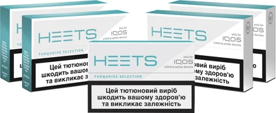 Мініблок стіків для нагрівання тютюну HEETS Turquoise 5 пачок ТВЕН (7622100540328_n)