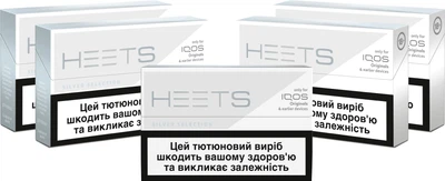 Мініблок стіків для нагрівання тютюну HEETS Silver 5 пачок ТВЕН (7622100540403_n)