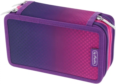 Пенал с наполнением Herlitz Triple Dip Dye Purple 31 предмет (50046331)