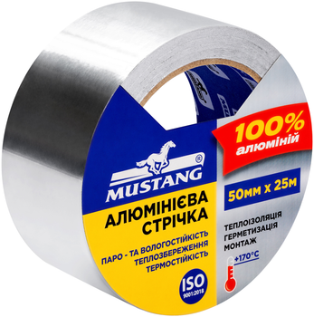 Алюминиевая лента Mustang 50 мм х 25 м (ALT5025)