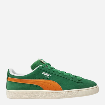 Tenisówki męskie do kostki Puma Suede Patch 395388-01 41 (7.5UK) Zielone (4099686227678)