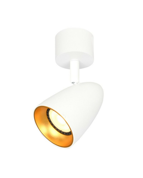 Спот Italux SPL-36748-1R-WH-GD Tino GU10 1x10W IP20 Wh (073144)