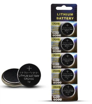 Батарейка литиевая CR2450 блистер, 5 шт 3V 3В Lithium